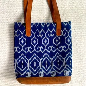 Puro Utz Pin Pin Leather Purse Laptop Bag Guatemala Tipico Handmade